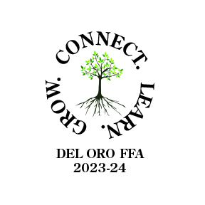 Logo for an FFA Chapter with the theme "Connect. Learn. Grow."